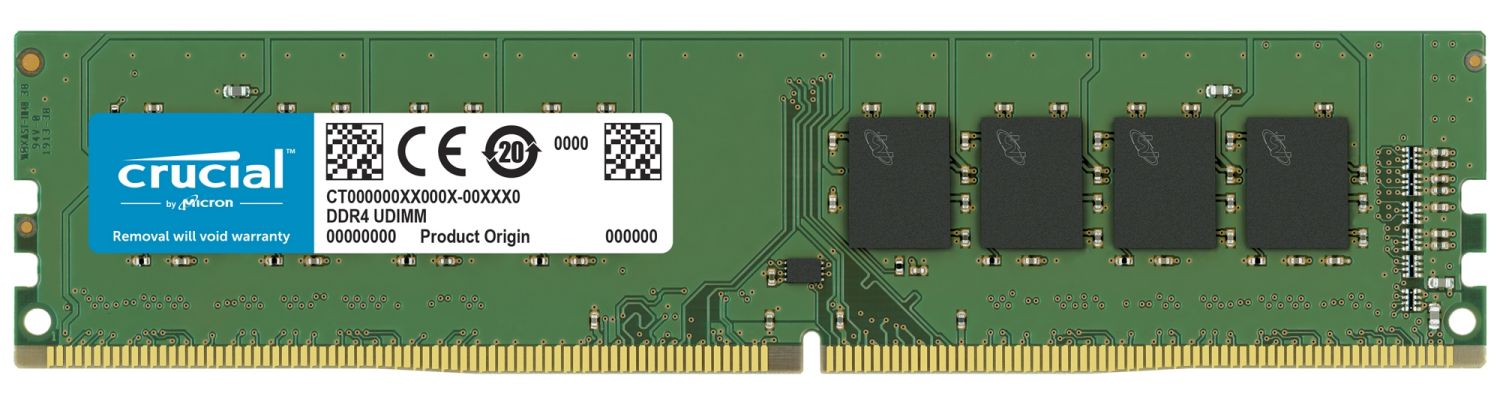 Crucial DDR4 UDIMM RAM 메모리 모듈