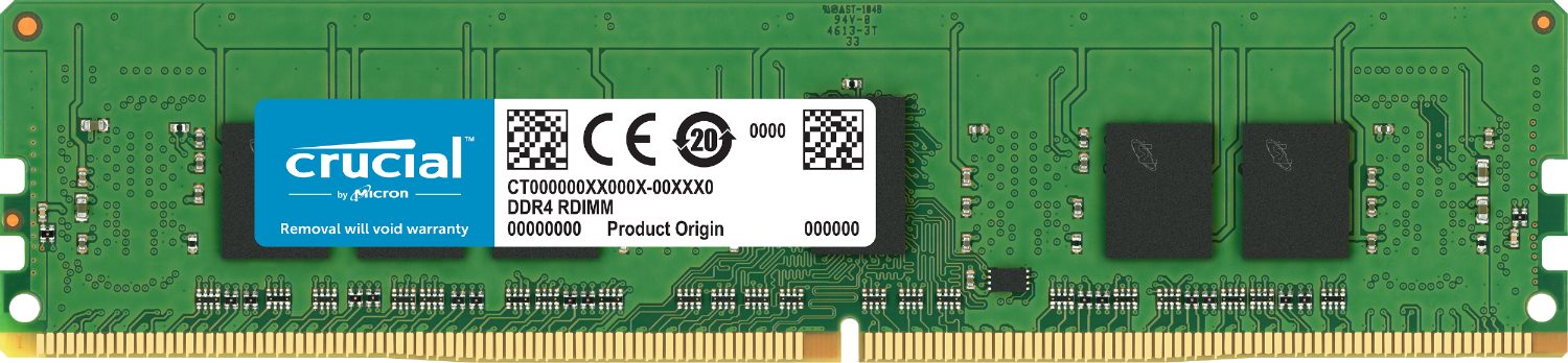 컴퓨터의 Crucial 메모리(RAM)